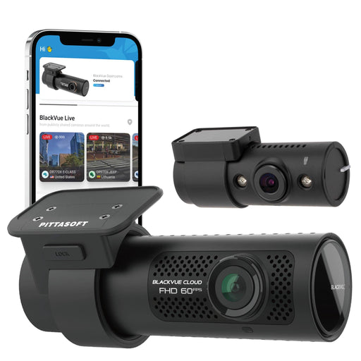 BlackVue DR750X-2CH IR Plus (Cabin View) Dash Cam - Dash Cams - BlackVue DR750X-2CH IR Plus (Cabin View) Dash Cam - 1080p Full HD @ 60 FPS, 2-Channel, 256GB, Adhesive Mount, App Compatible, Bluetooth, Cloud, Desktop Viewer, G-Sensor, GPS, Hardwire Install, Infrared (IR), Loop Recording, LTE, Mobile App, Mobile App Viewer, Night Vision, Parking Mode, preorder:Preorder Now & Get It First - ETA June 28, sale, Security, South Korea, Super Capacitor, Wi-Fi - BlackboxMyCar