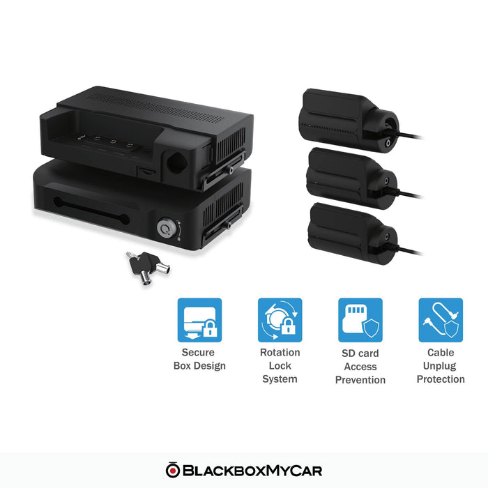 BlackVue DR770X Box 3-Channel Cloud Dash Cam - Dash Cams - BlackVue DR770X Box 3-Channel Cloud Dash Cam - 1080p Full HD @ 60 FPS, 2-Channel, 3-Channel, 4K UHD @ 30 FPS, Adhesive Mount, App Compatible, Bluetooth, Cloud, Desktop Viewer, G-Sensor, GPS, Hardwire Install, Loop Recording, Mobile App, Mobile App Viewer, Night Vision, Parking Mode, Security, South Korea, Super Capacitor, Wi-Fi - BlackboxMyCar