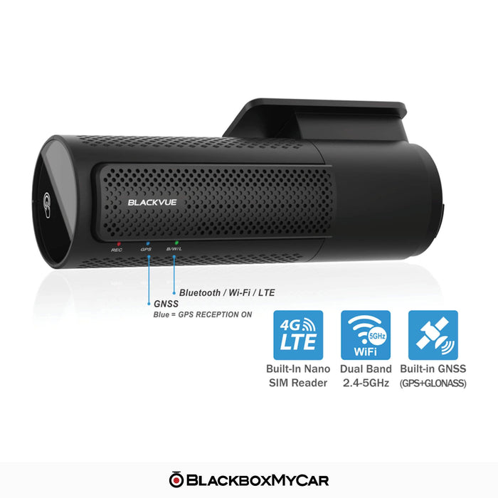 BlackVue DR970X-2CH LTE 4K UHD Cloud Dash Cam - Dash Cams - BlackVue DR970X-2CH LTE 4K UHD Cloud Dash Cam - 2-Channel, 4K UHD @ 30 FPS, Adhesive Mount, App Compatible, Bluetooth, Cloud, Desktop Viewer, G-Sensor, GPS, Hardwire Install, Loop Recording, LTE, Mobile App, Mobile App Viewer, Night Vision, Parking Mode, Security, South Korea, Super Capacitor, Wi-Fi - BlackboxMyCar