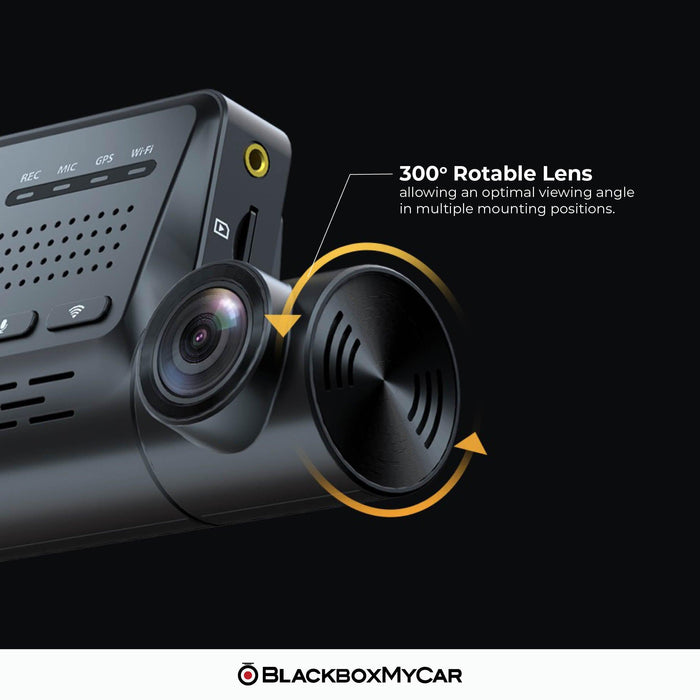 VIOFO A139 Pro 4K 3-Channel Dash Cam with GPS - Dash Cams - VIOFO A139 Pro 4K 3-Channel Dash Cam with GPS - 3-Channel, 4K UHD @ 30 FPS, Adhesive Mount, App Compatible, China, G-Sensor, GPS, Hardwire Install, Infrared (IR), Loop Recording, Mobile App, Mobile App Viewer, Night Vision, Parking Mode, Security, Super Capacitor, Wi-Fi - BlackboxMyCar